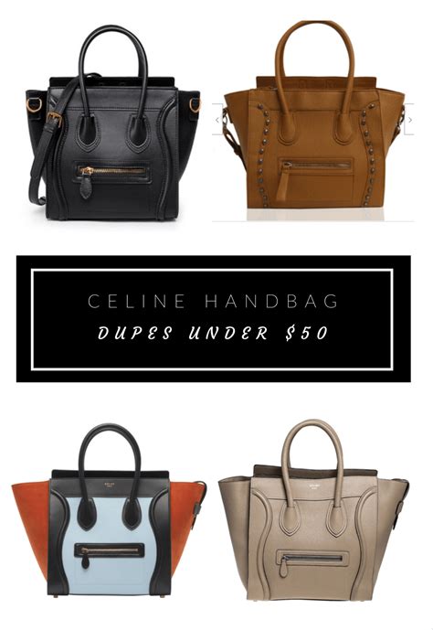 affordable handbags celine look alike.